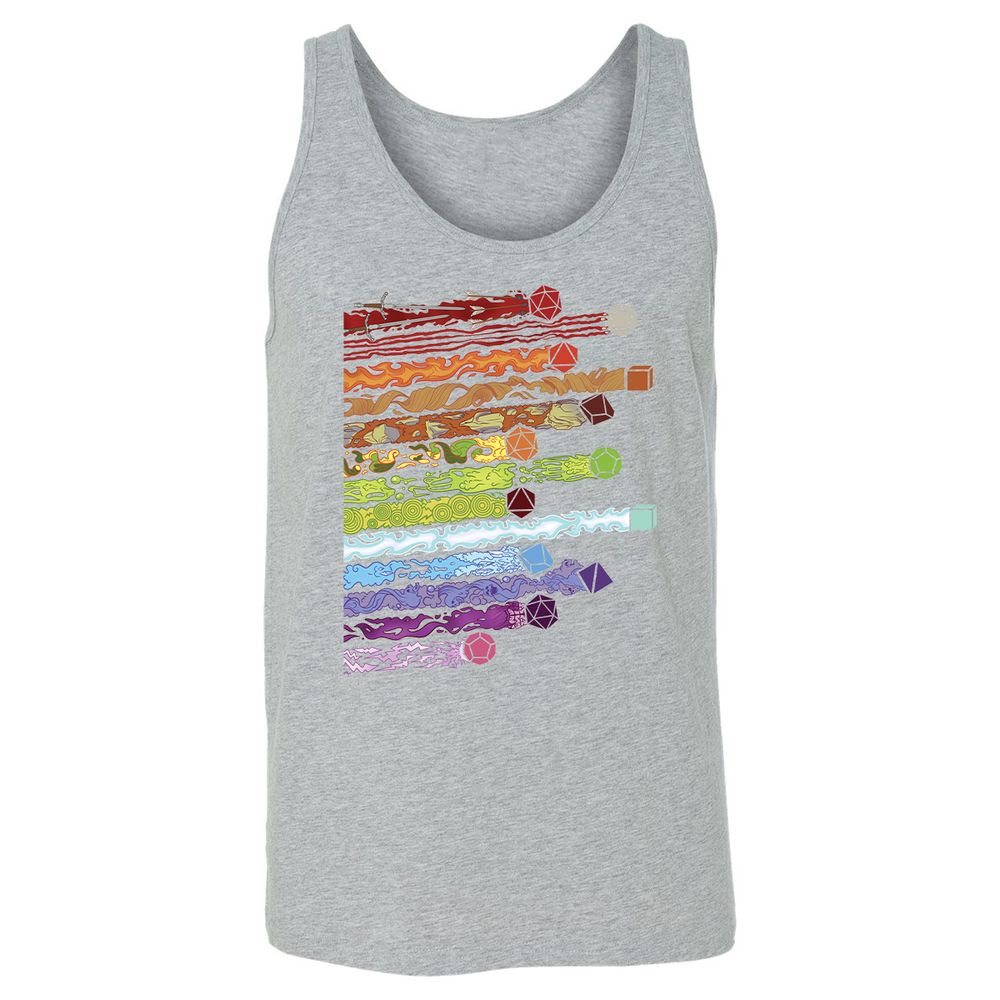 Damage Dices Unisex Jersey Tank - Athletic Heather - 4