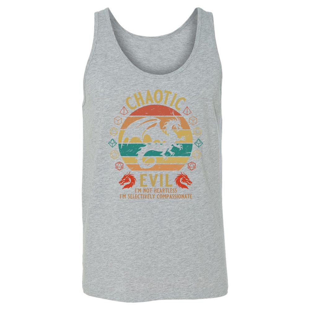 Chaotic Evil Unisex Jersey Tank - Athletic Heather - 4