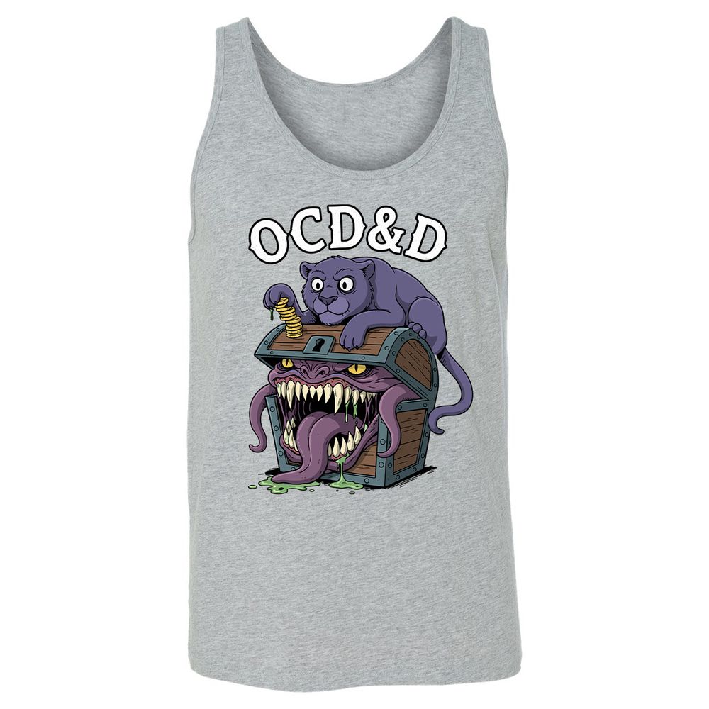 OCD&D Unisex Jersey Tank - Athletic Heather - 4