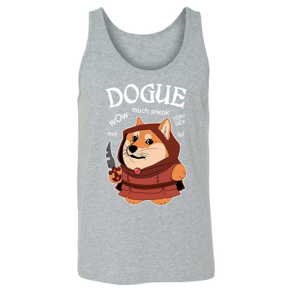 Dogue Class Unisex Jersey Tank - Athletic Heather - 4