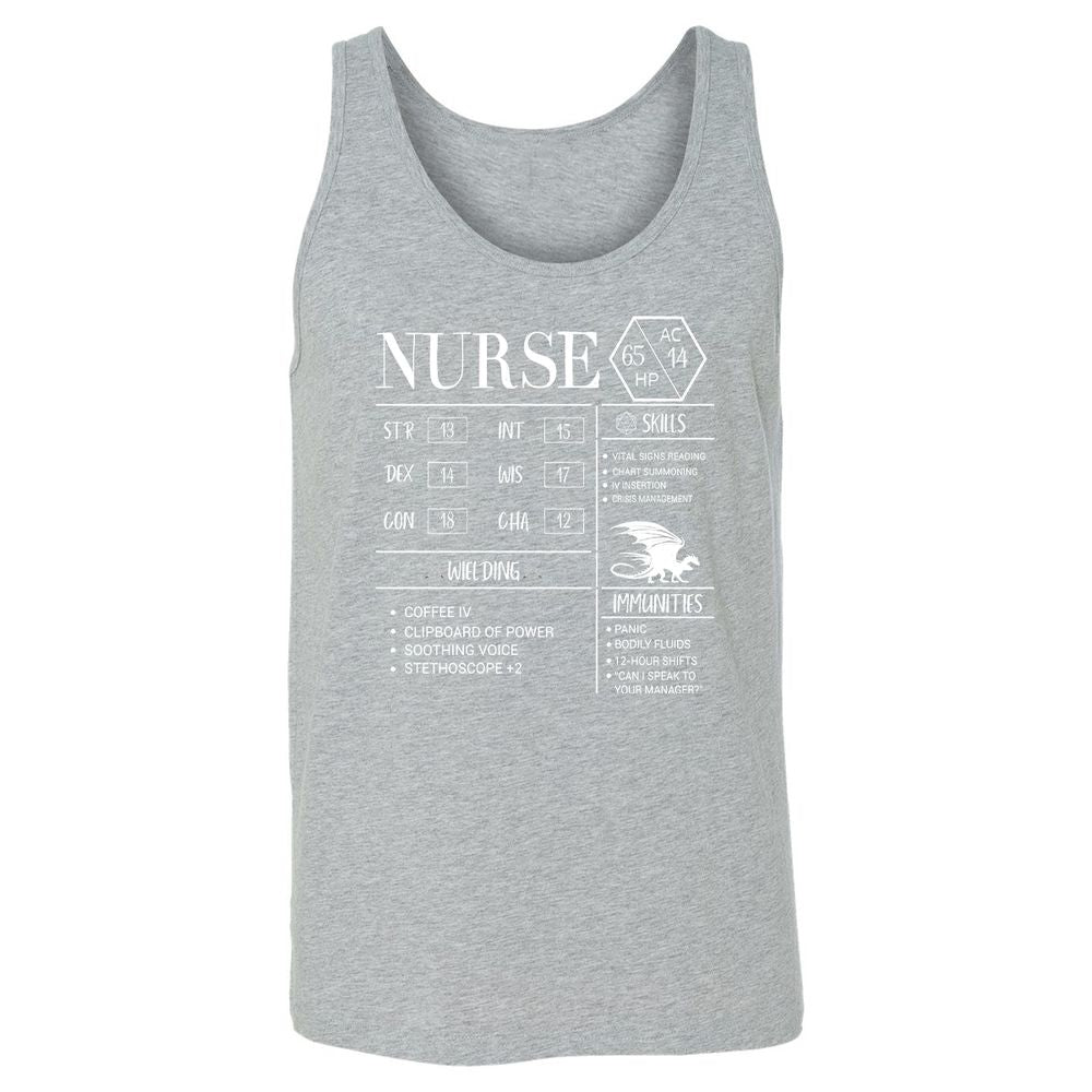 Nurse New Unisex Jersey Tank - Athletic Heather - 4