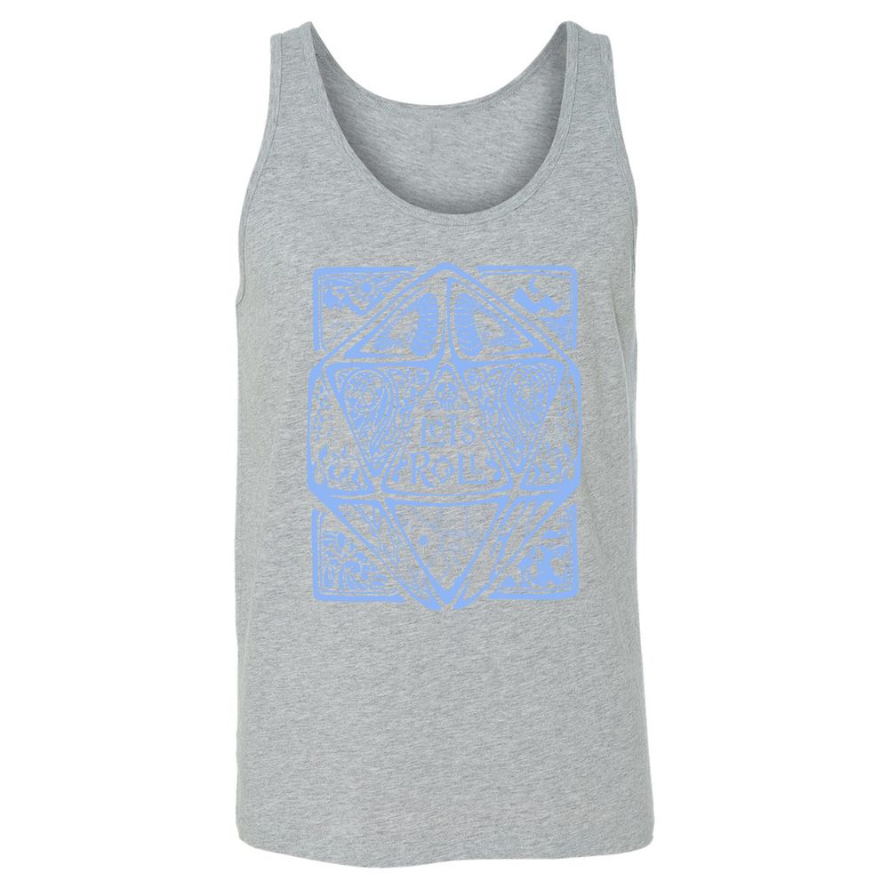 Let's Roll Unisex Jersey Tank - Athletic Heather - 4