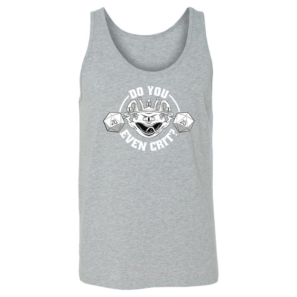 Do You Even Crit Unisex Jersey Tank - Athletic Heather - 4