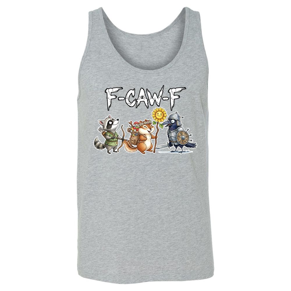 F-CAW-F Adventuring party Unisex Jersey Tank - Athletic Heather - 4