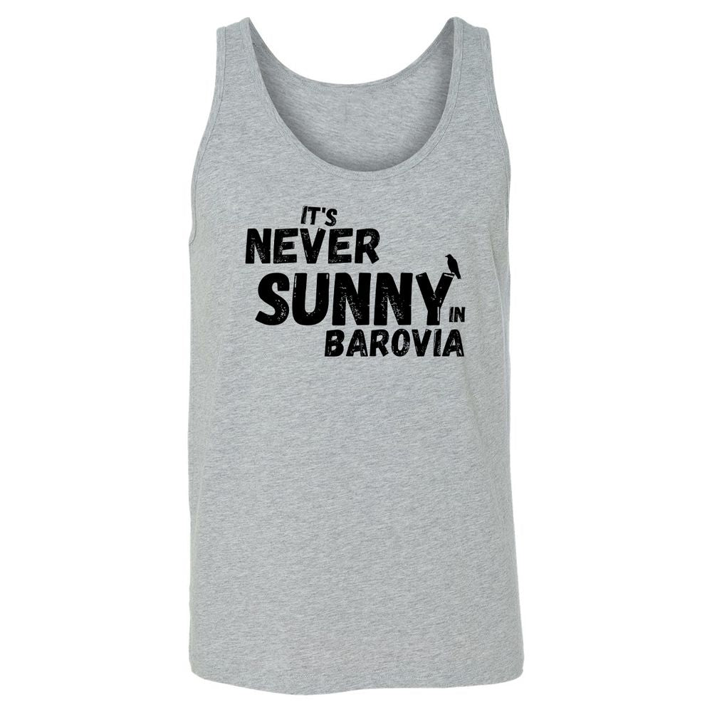 It's Never Sunny In Barovia Unisex Jersey Tank - Athletic Heather - 4