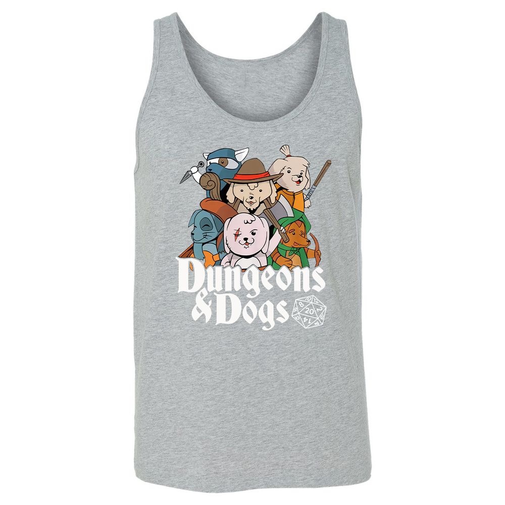 Dungeons & Dogs Unisex Jersey Tank - Athletic Heather - 4
