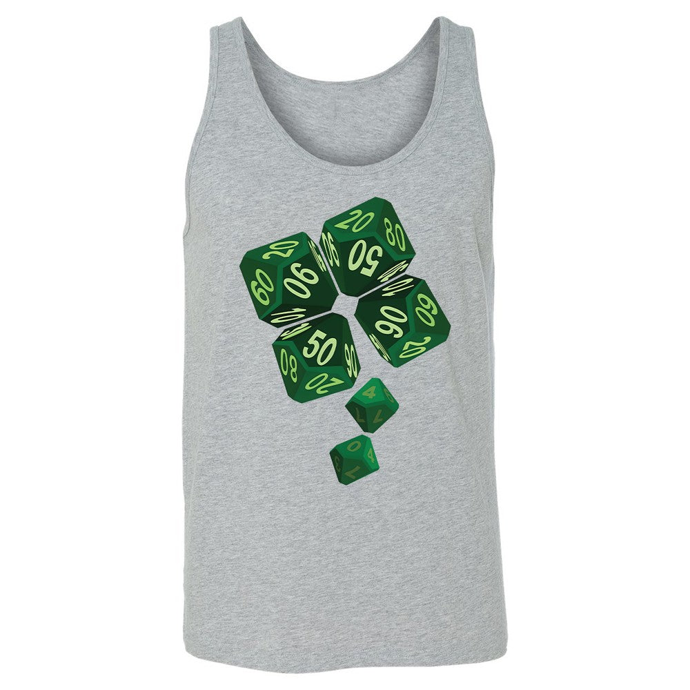 Dice Clover Unisex Jersey Tank - Athletic Heather - 4