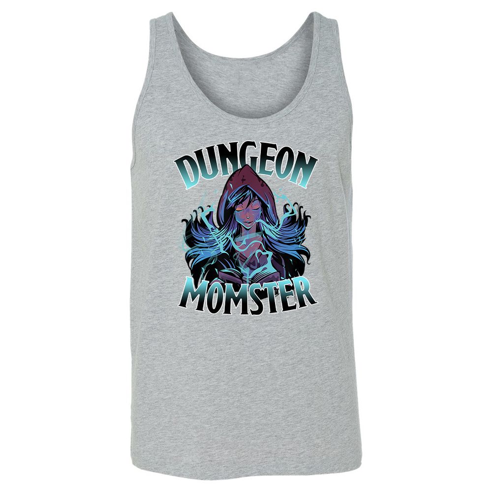 Dungeon Momster Unisex Jersey Tank - Athletic Heather - 4