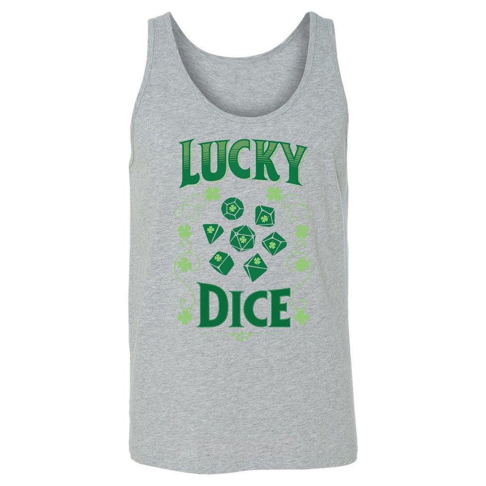 Lucky Dice Unisex Jersey Tank - Athletic Heather - 4