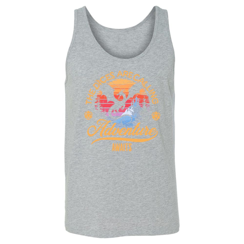The Dices Are Calling Unisex Jersey Tank - Athletic Heather - 4