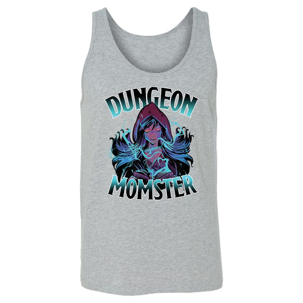 Dungeon Momster Unisex Jersey Tank - Athletic Heather - 4