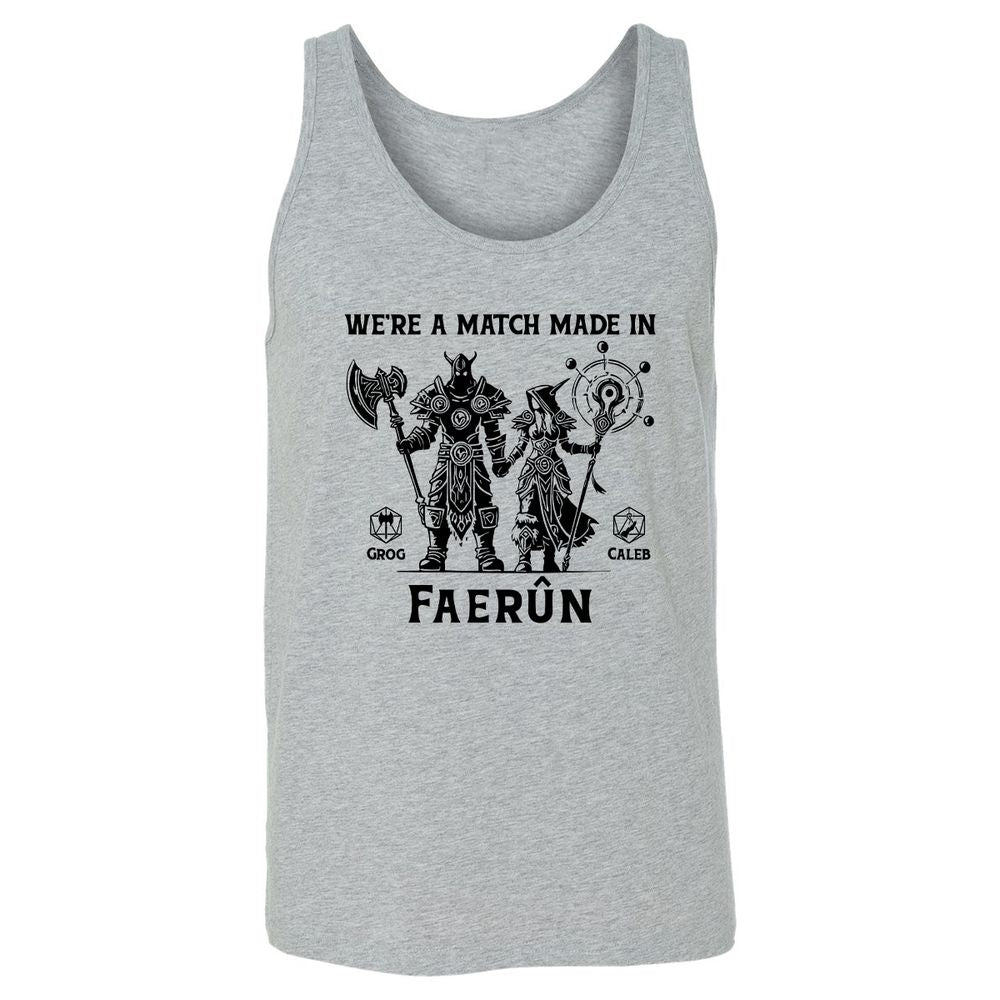 Custom DnD Class Couple Unisex Jersey Tank - Athletic Heather - 4