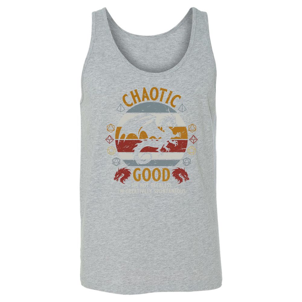 Chaotic Good Unisex Jersey Tank - Athletic Heather - 4