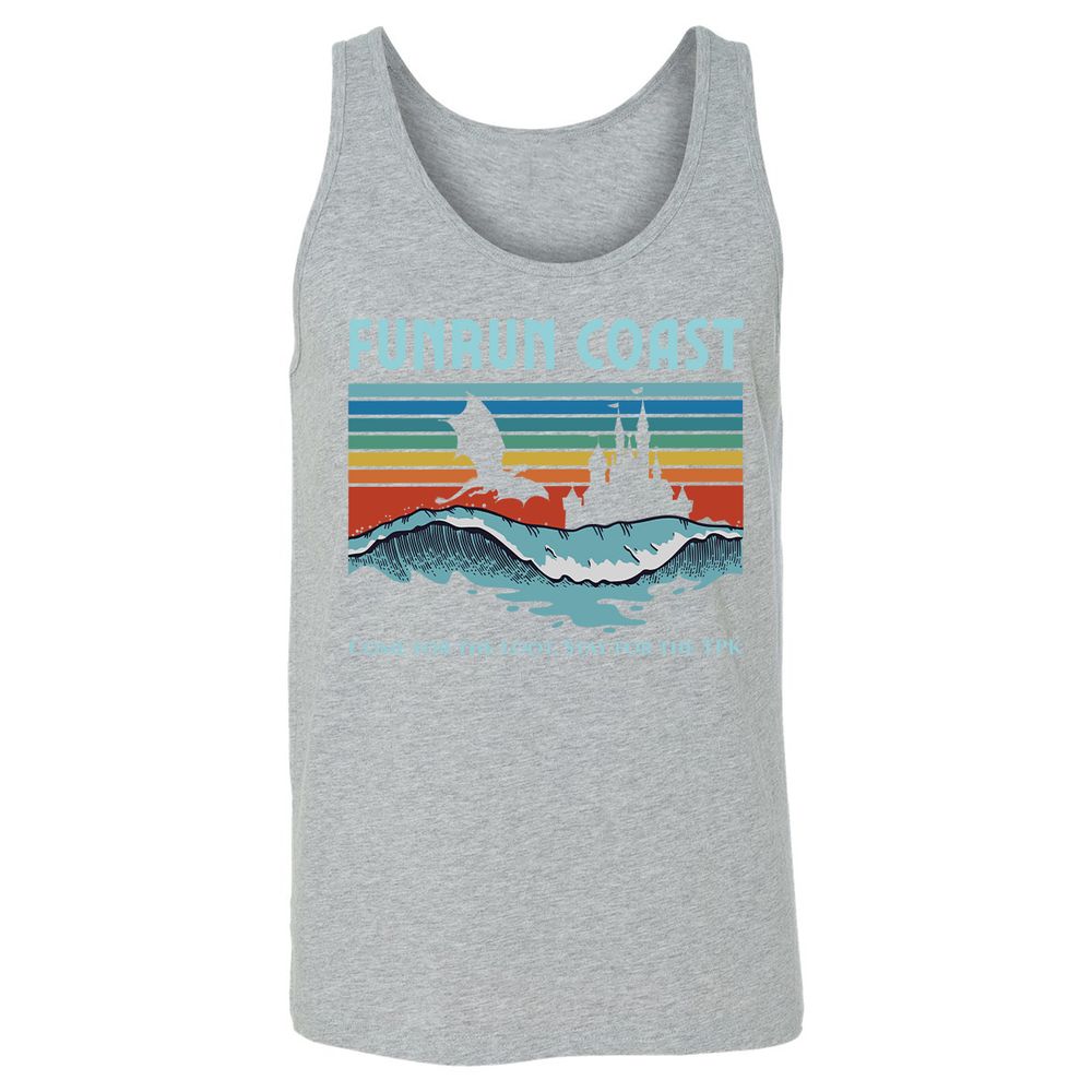 FUNRUN COAST Unisex Jersey Tank - Athletic Heather - 4