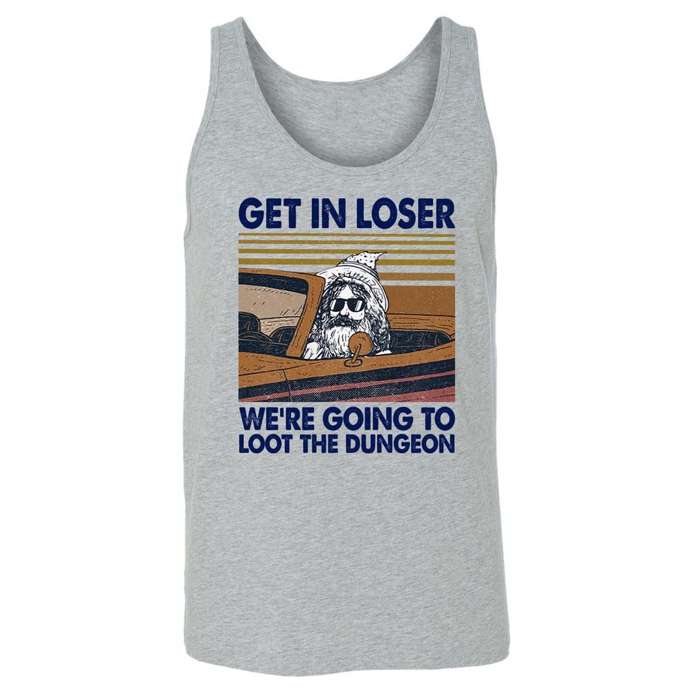 We're Going To Loot The Dragon Unisex Jersey Tank - Athletic Heather - 4