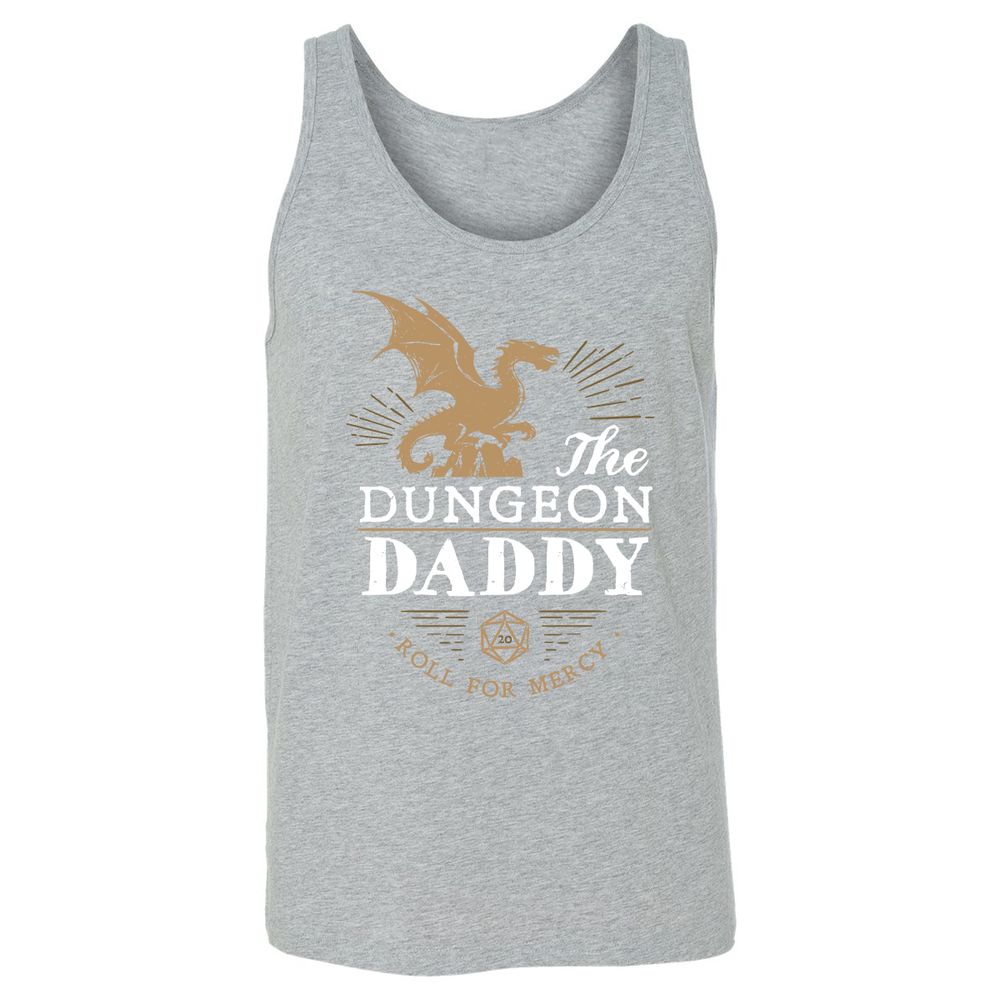 Dungeon Daddy Roll For Mercy Unisex Jersey Tank - Athletic Heather - 4