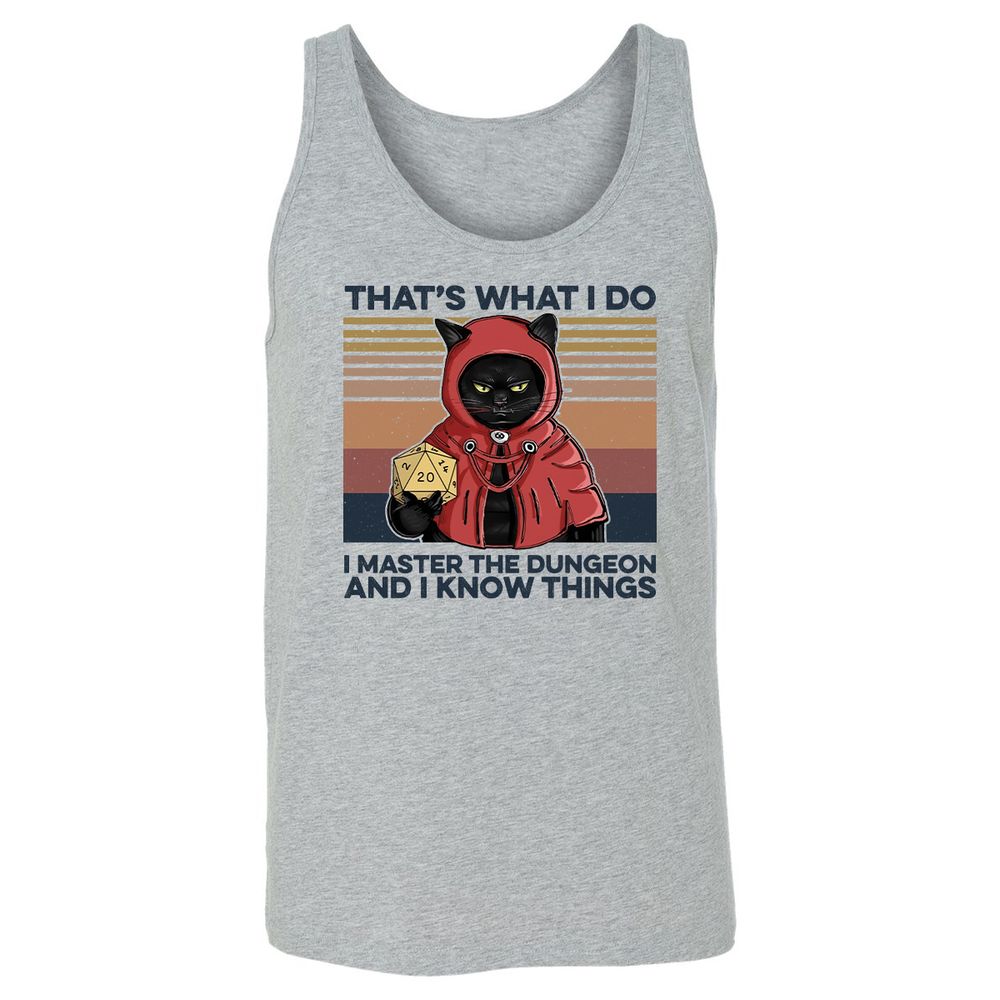 I Master The Dungeons Unisex Jersey Tank - Athletic Heather - 4