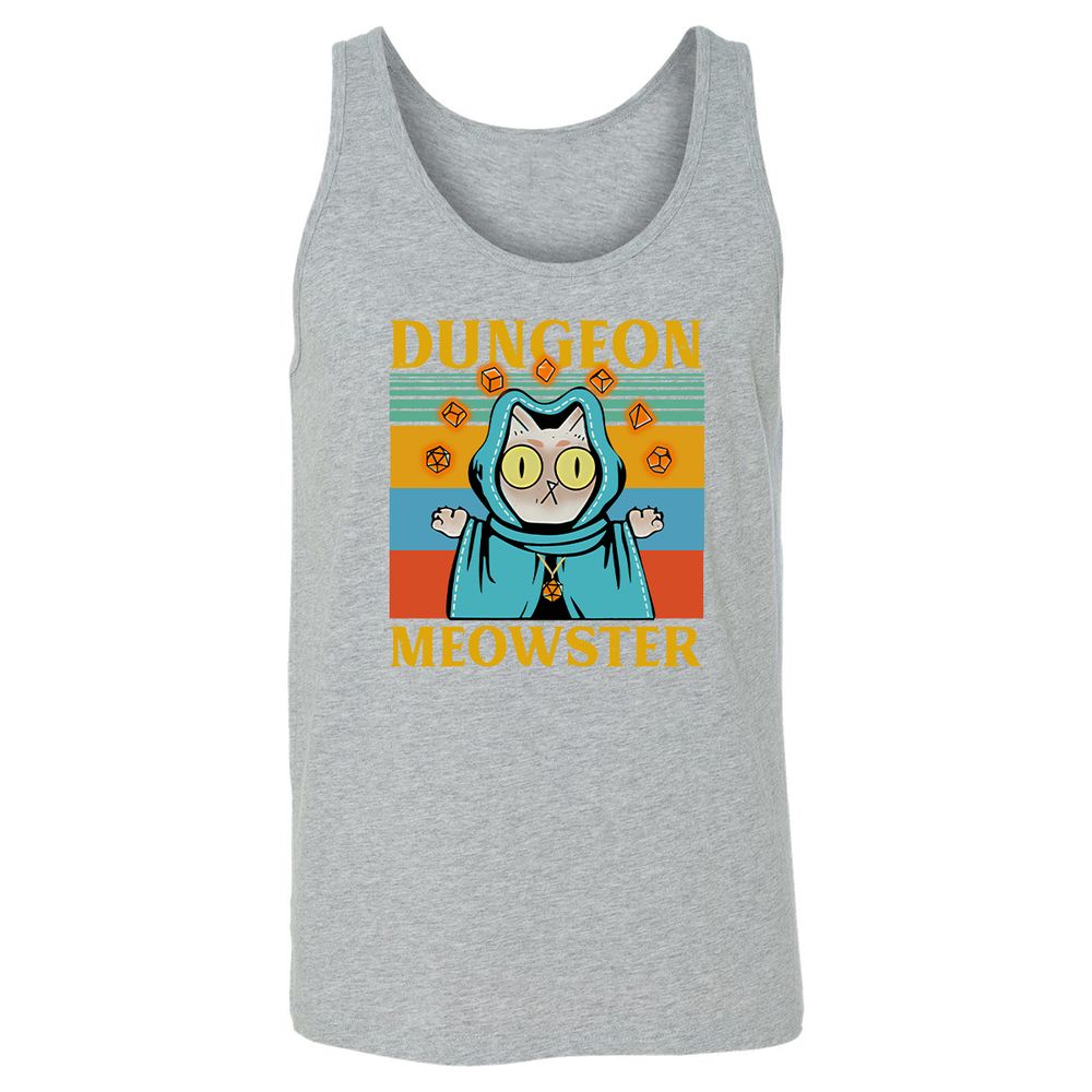 Dungeon Meowster Unisex Jersey Tank - Athletic Heather - 4