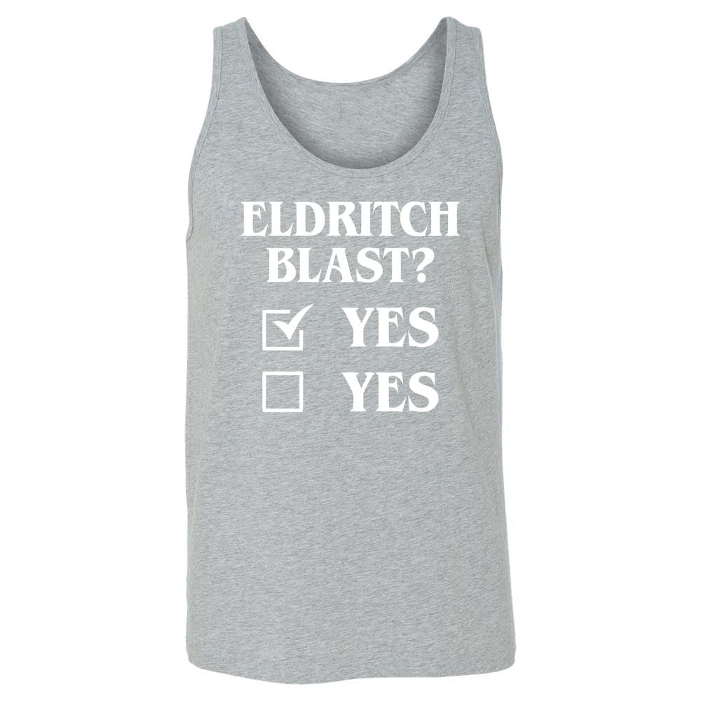 Eldritch Blast Yes Unisex Jersey Tank - Athletic Heather - 4