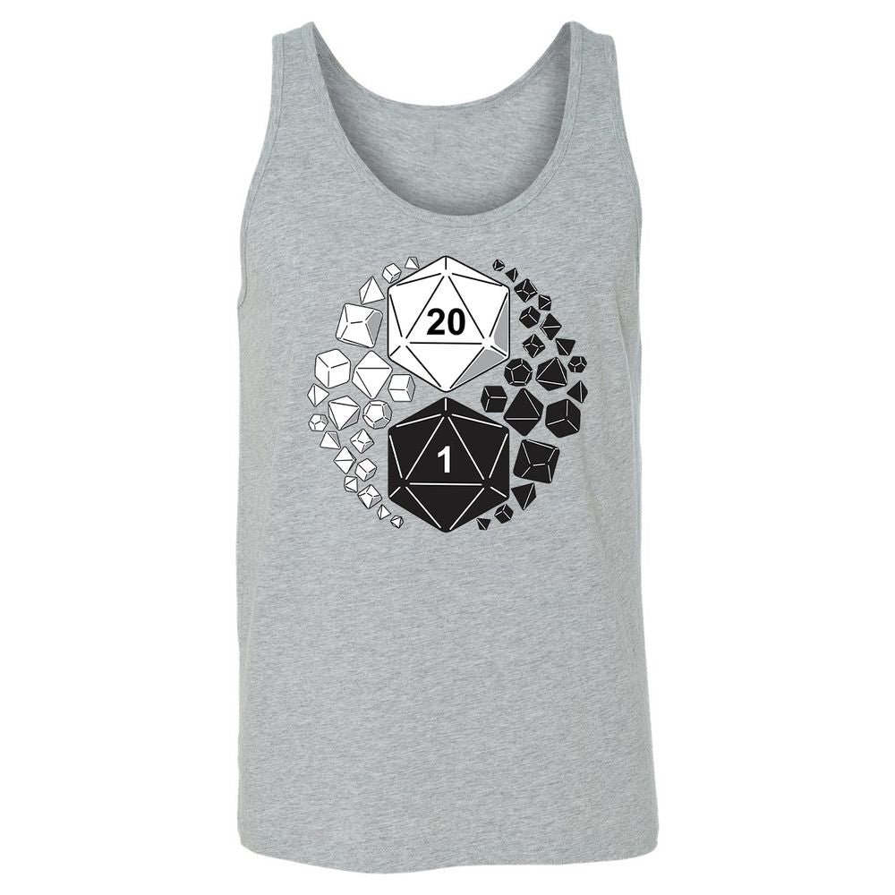 Gaming Yin Yang Unisex Jersey Tank - Athletic Heather - 4