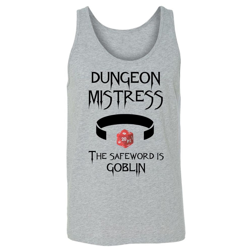 Dungeon Mistress Unisex Jersey Tank - Athletic Heather - 4