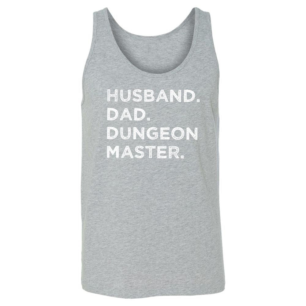 Husband Dad Dungeon Master Unisex Jersey Tank - Athletic Heather - 4