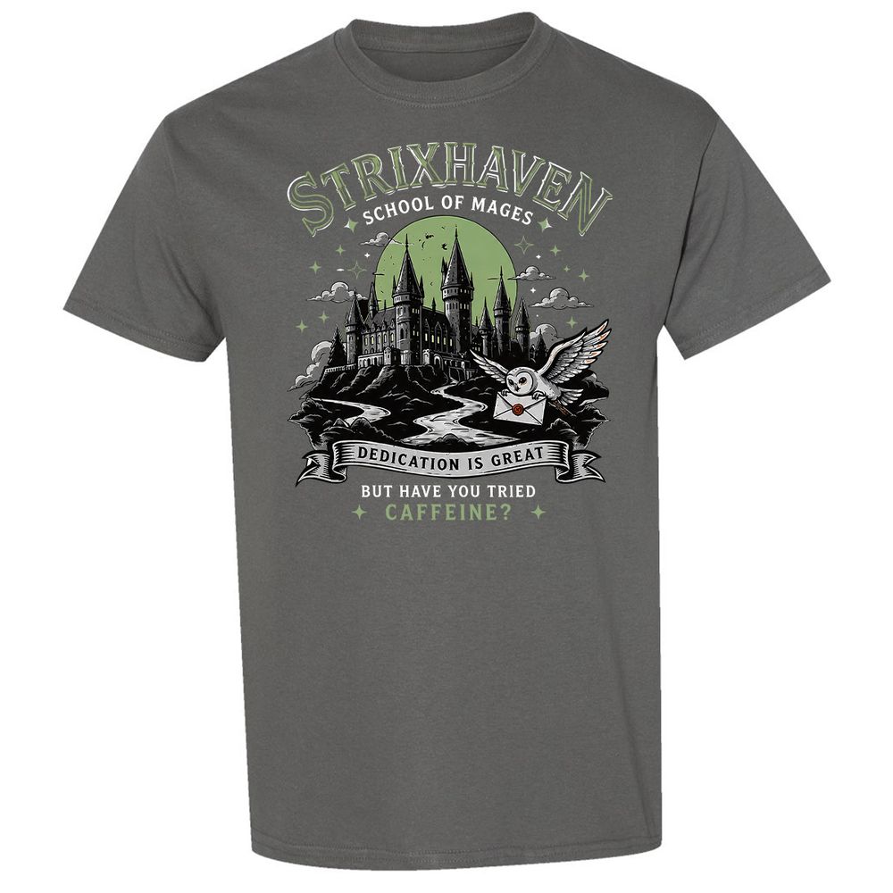 Strixhaven - School Of Mages Classic Unisex T-Shirt - Charcoal - 4