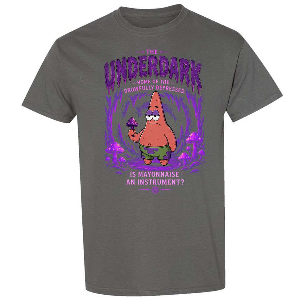 The Underdark Classic Unisex T-Shirt - Charcoal - 4