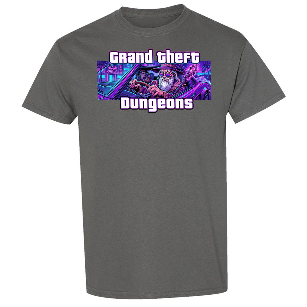 Grand Theft Dungeons Miami - Charcoal - 4