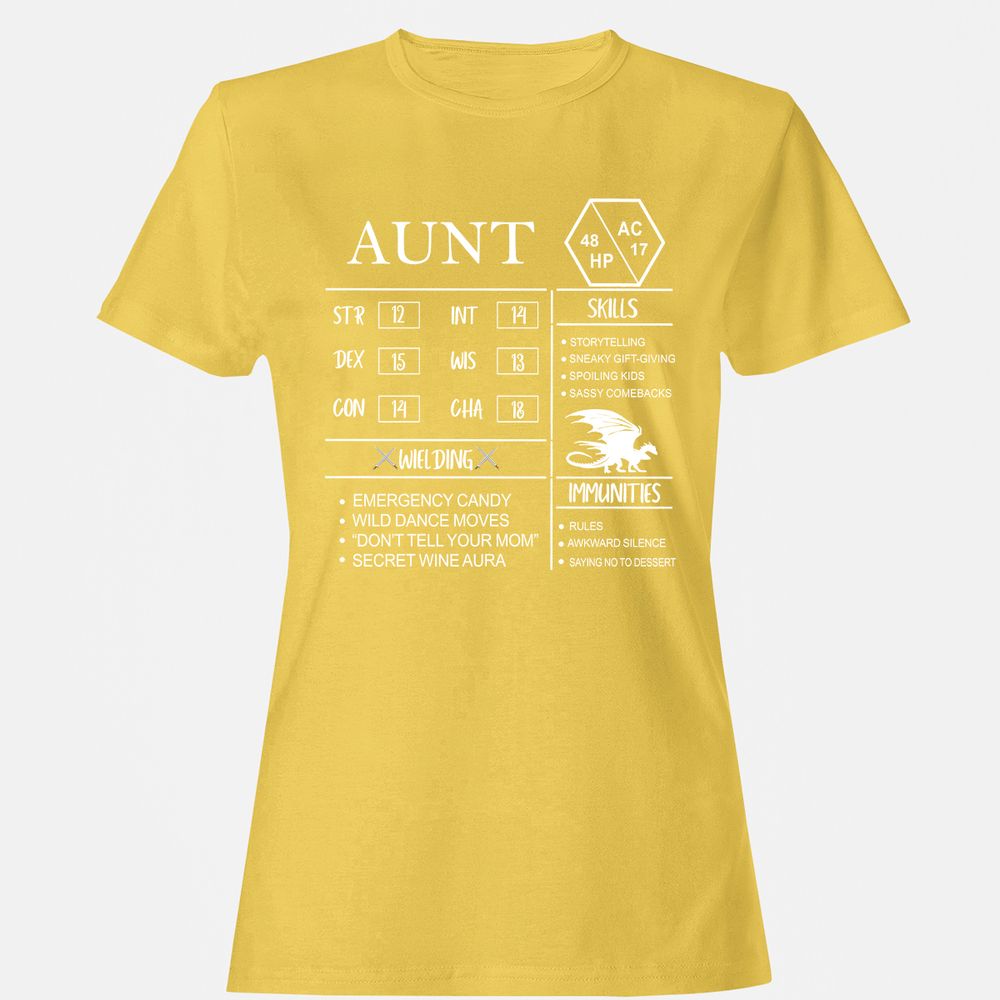 Aunt Stats Women's T-Shirt - Daisy - 4