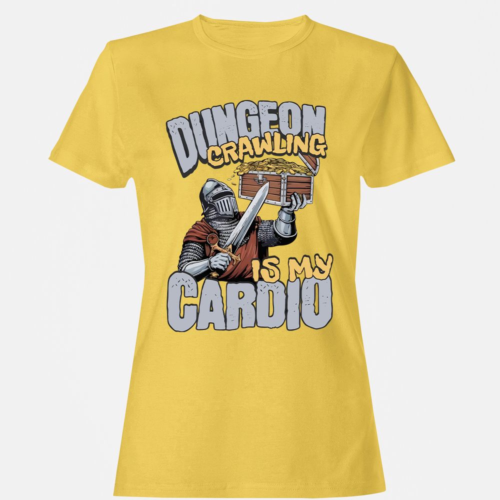 Dungeon Crawling Is My Cardio Women's T-Shirt - Daisy - 4