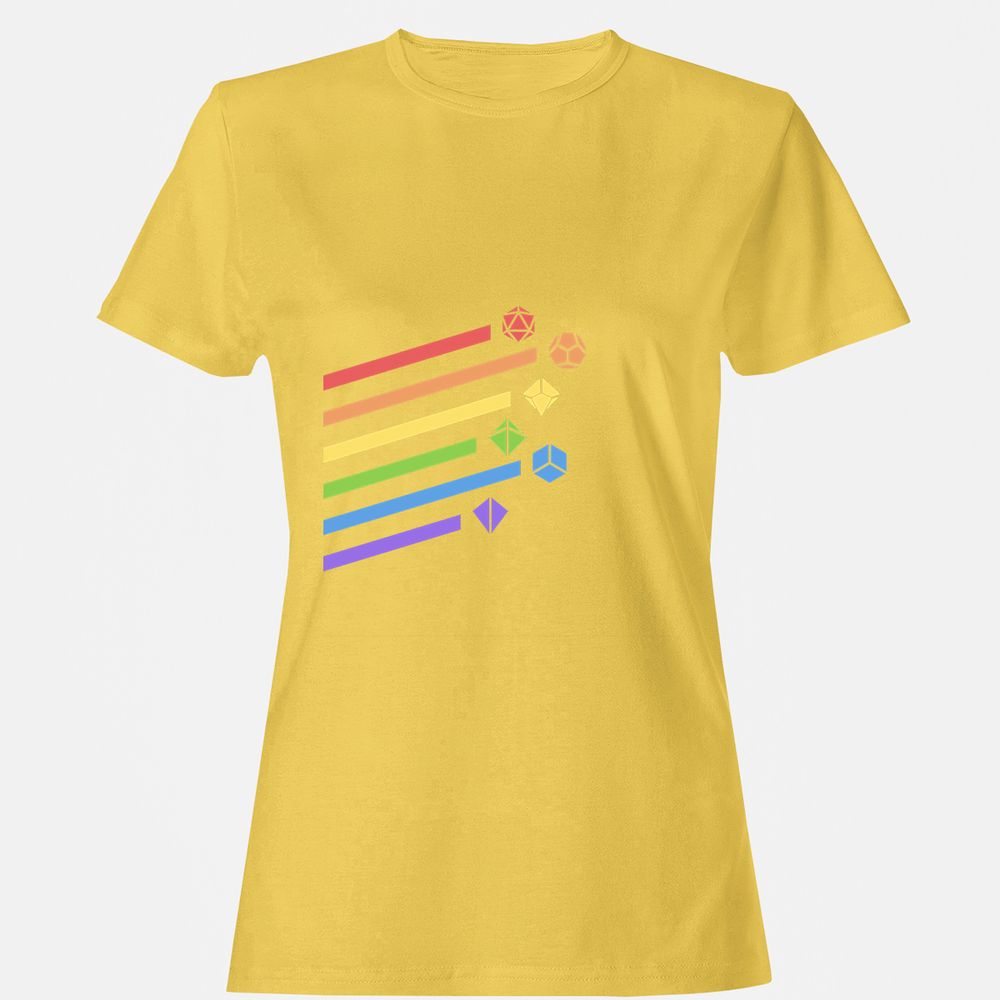 Rainbow Dice Set Women's T-Shirt - Daisy - 4