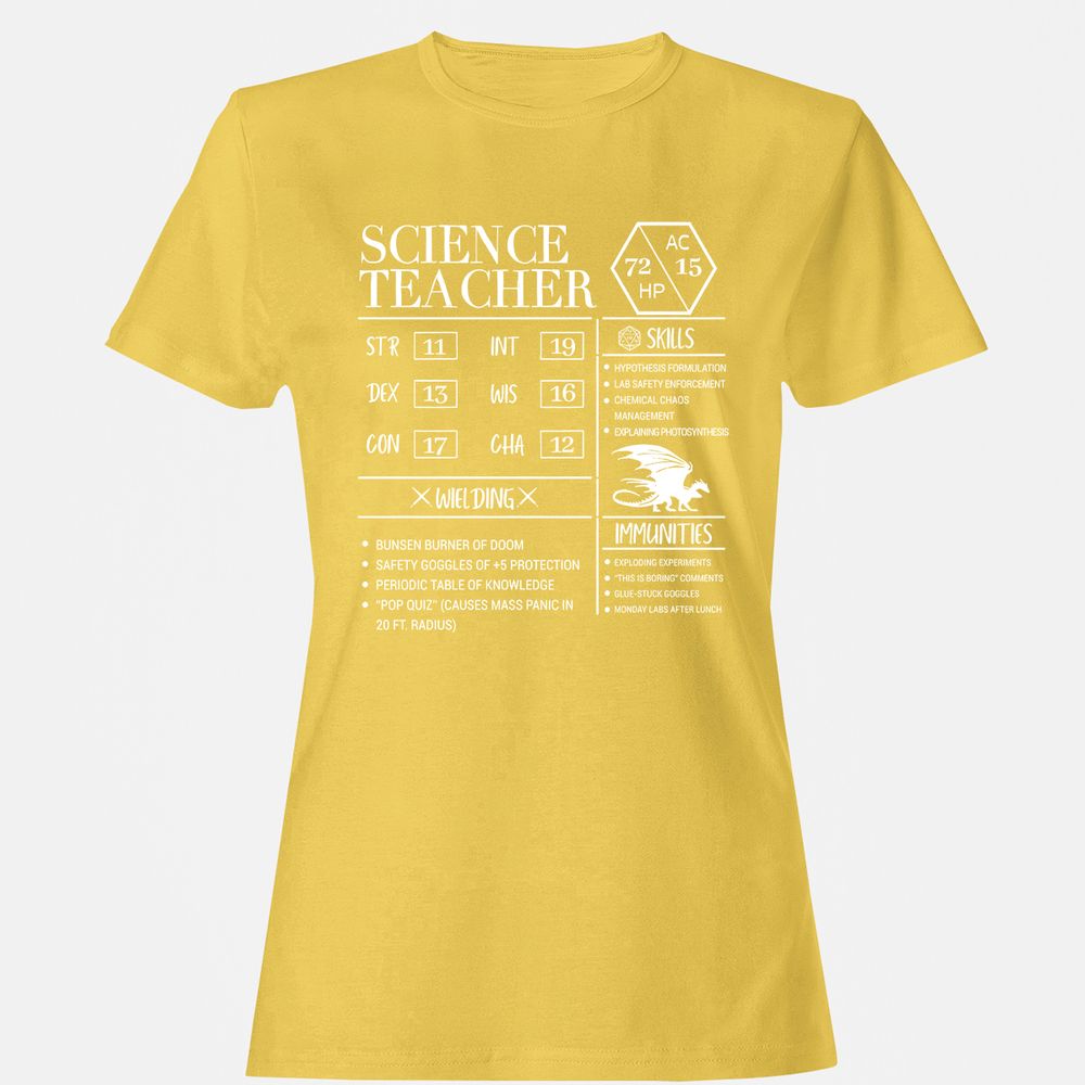 Science Teacher New Women's T-Shirt - Daisy - 4