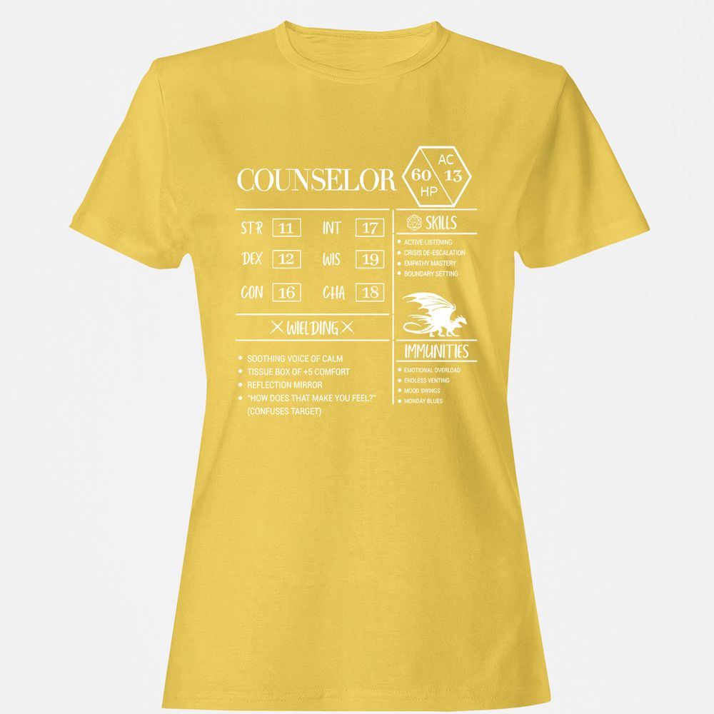 Counselor New Women's T-Shirt - Daisy - 4