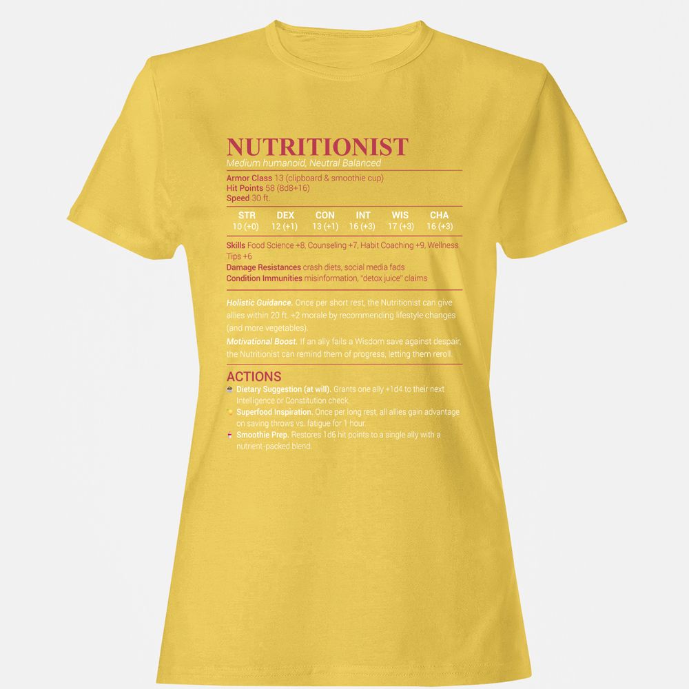 Nutritionist Women's T-Shirt - Daisy - 4
