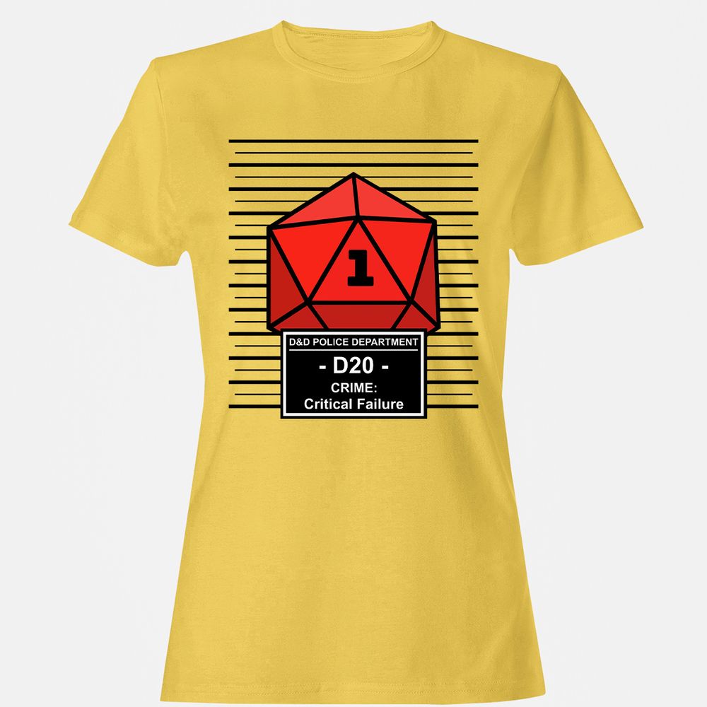 D20 Arrested For Critical Failure Women's T-Shirt - Daisy - 4