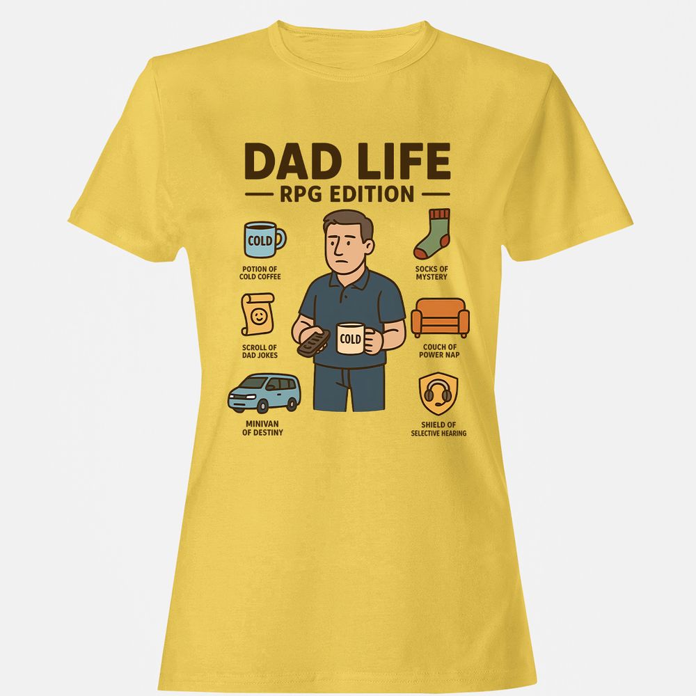 Dad Life RPG Edition Women's T-Shirt - Daisy - 4