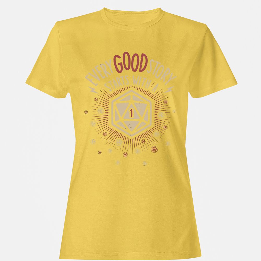 Good Story Starts With A 1 Women's T-Shirt - Daisy - 4