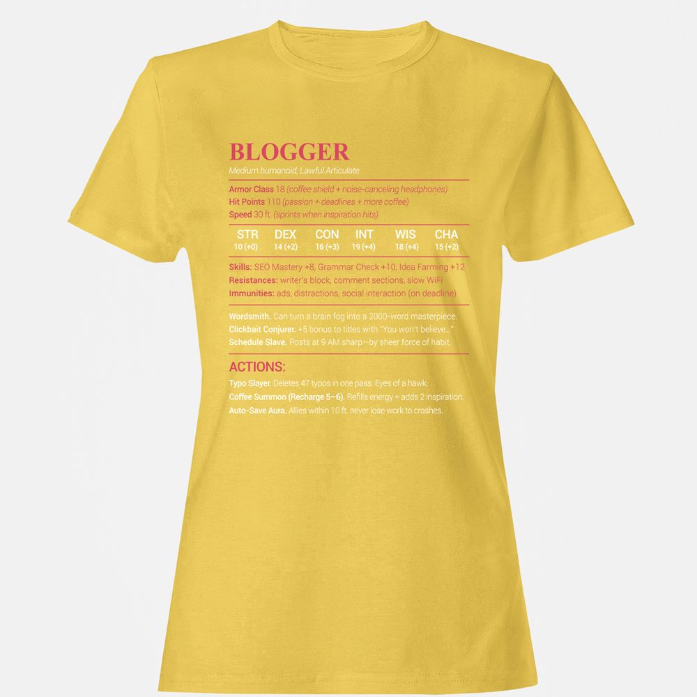 Blogger Women's T-Shirt - Daisy - 4