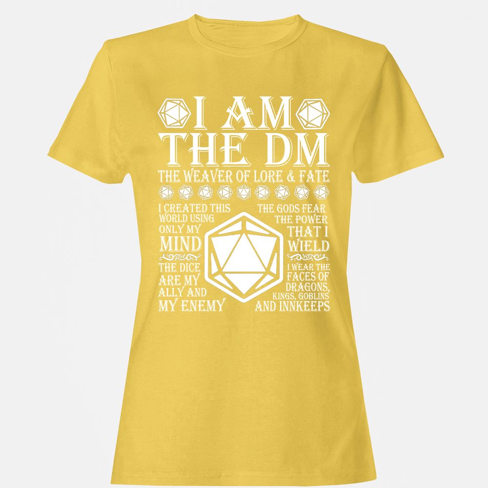 I Am The DM The Weaver Of Lore And Fate Women's T-Shirt - Daisy - 4