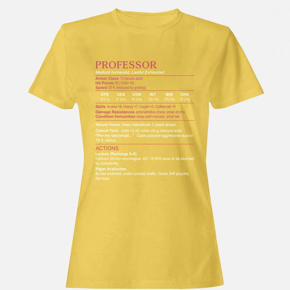 Professor Stats Women's T-Shirt - Daisy - 4