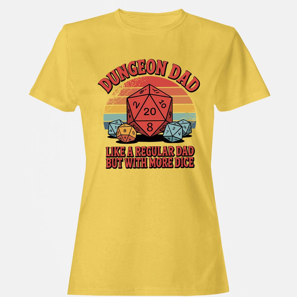 Dungeon Dad With More Dice Women's T-Shirt - Daisy - 4