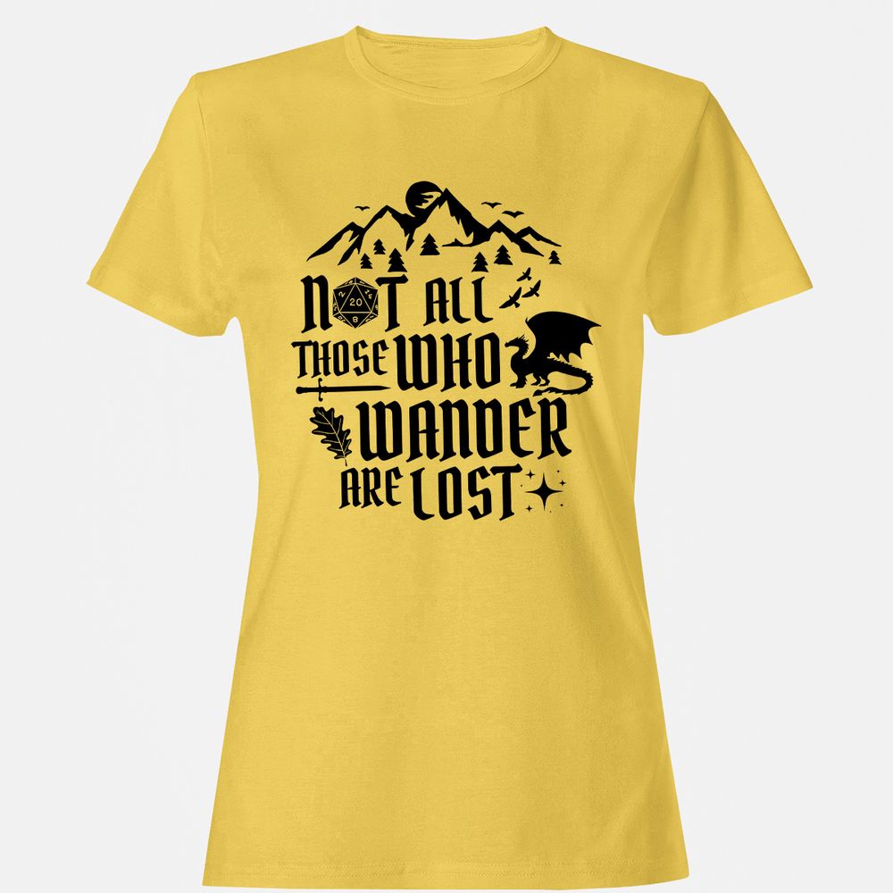 Not All Those Who Wander Are Lost Women's T-Shirt - Daisy - 4