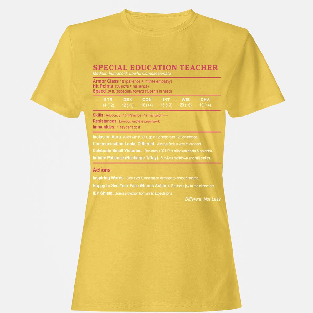 Special Education Teacher Women's T-Shirt - Daisy - 4