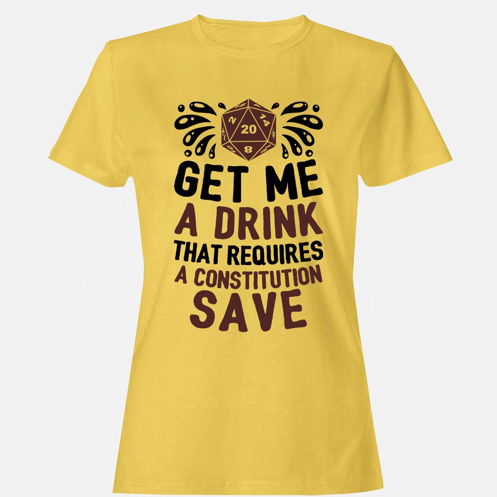 Get Me A Drink Women's T-Shirt - Daisy - 4