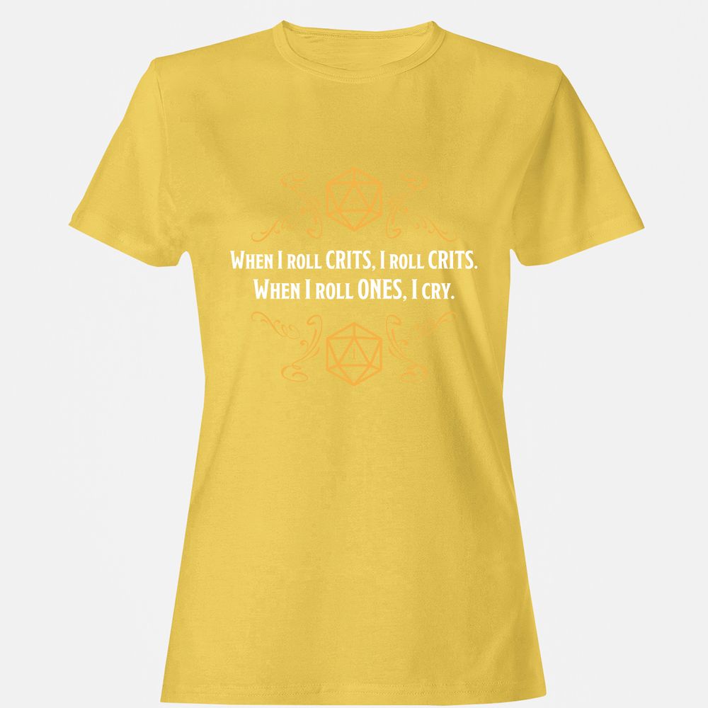 When I Roll Crits Women's T-Shirt - Daisy - 4