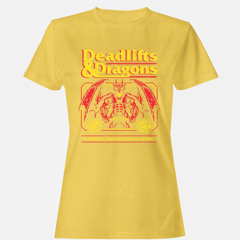 Deadlifts And Dragons Women's T-Shirt - Daisy - 4