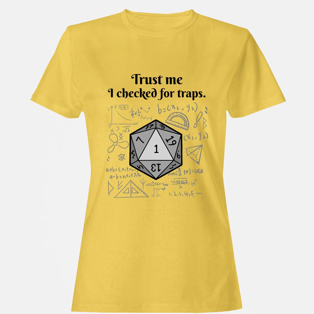 Trust me, I checked for traps. Women's T-Shirt - Daisy - 4
