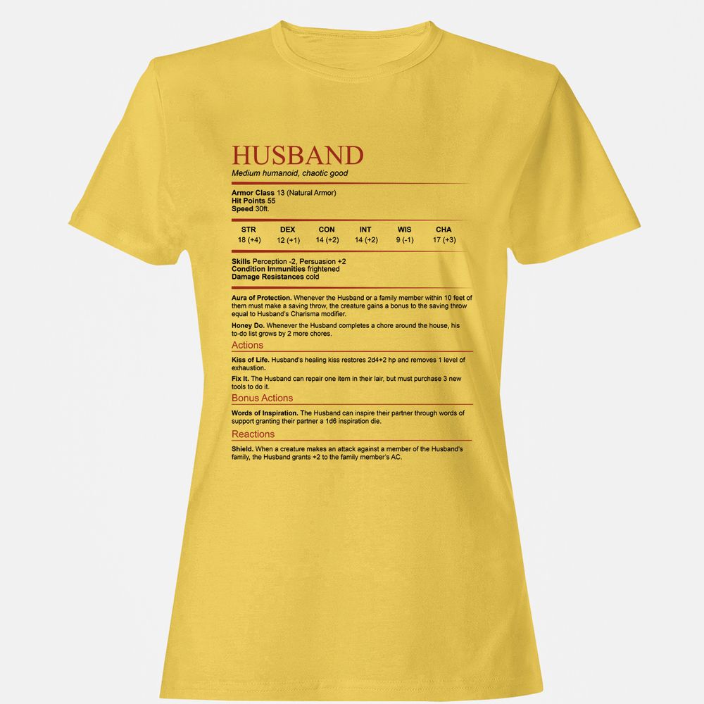 Husband White Women's T-Shirt - Daisy - 4