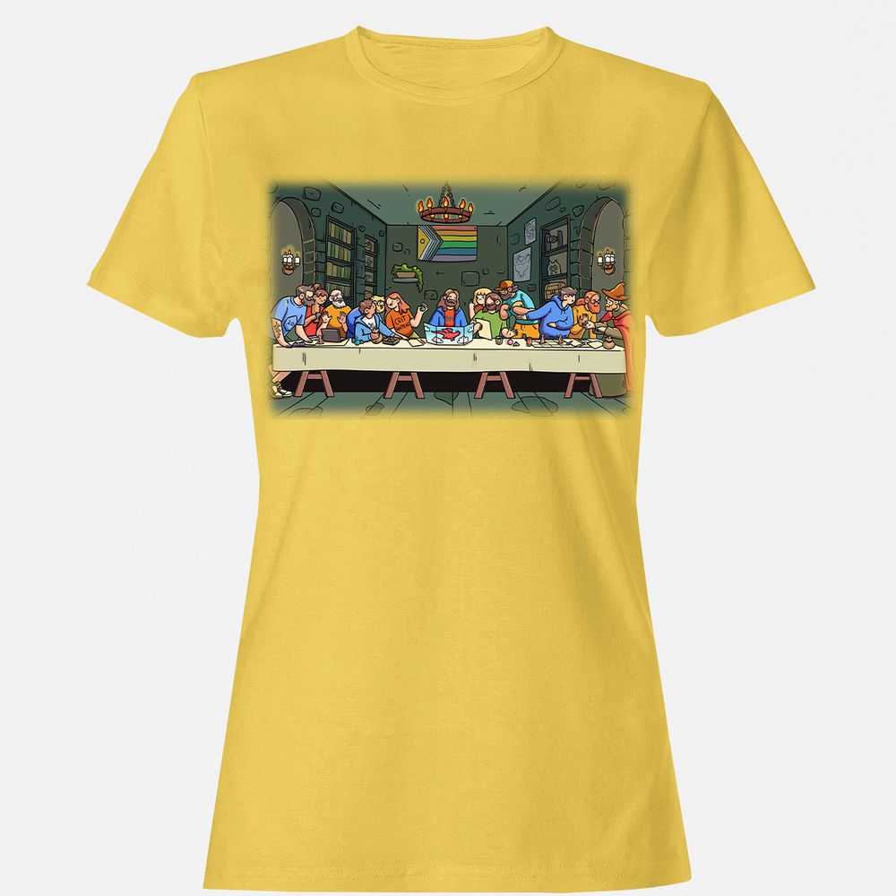 DnD Characters Pride Themed The Last Supper Shirt Women's T-Shirt - Daisy - 4